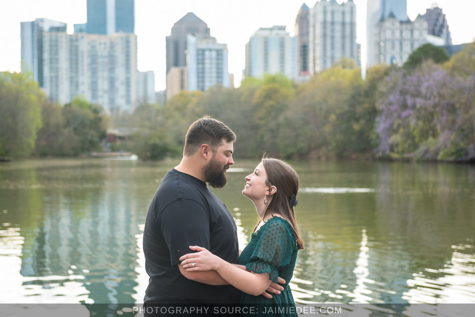 spring engagement photos