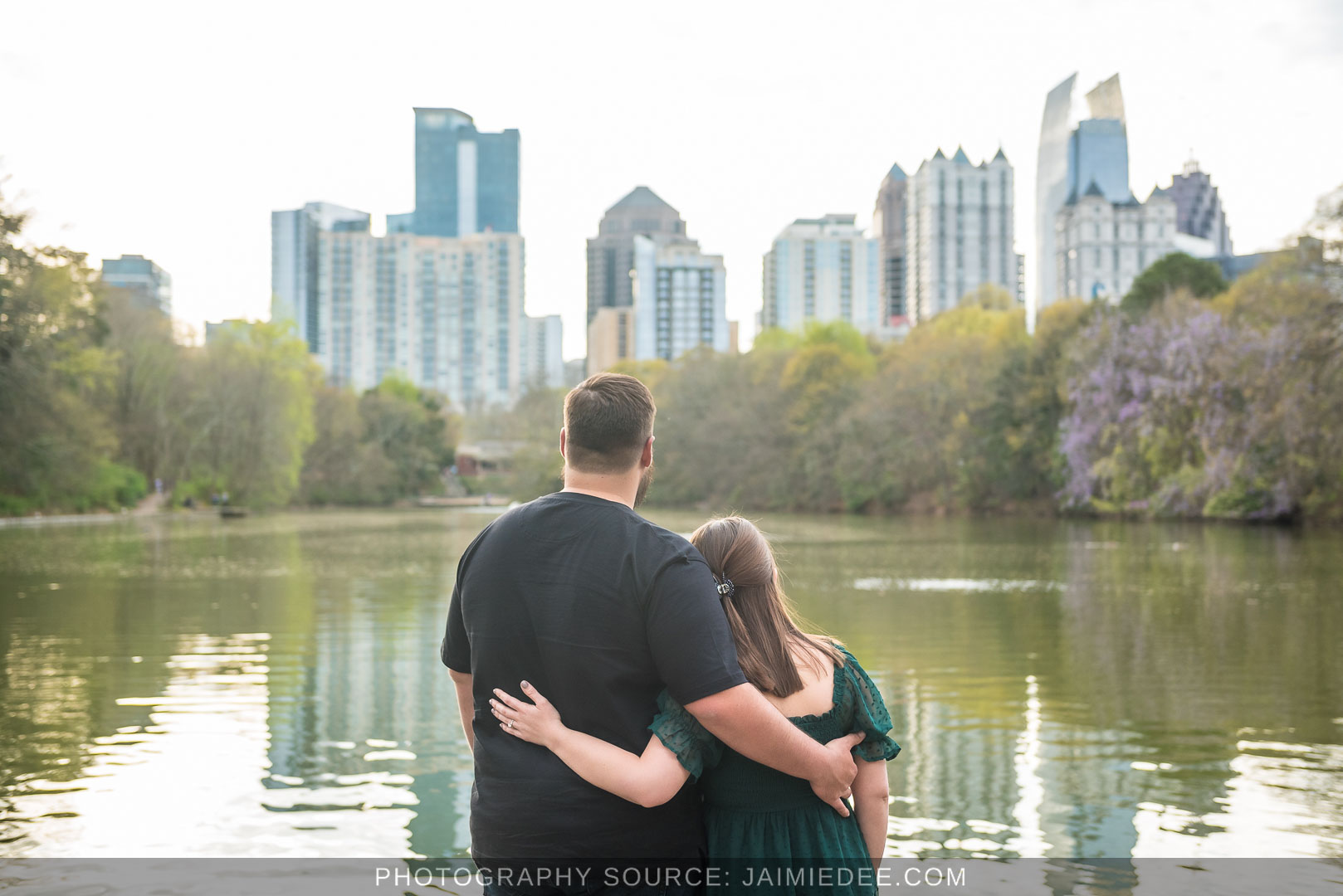 spring engagement photos