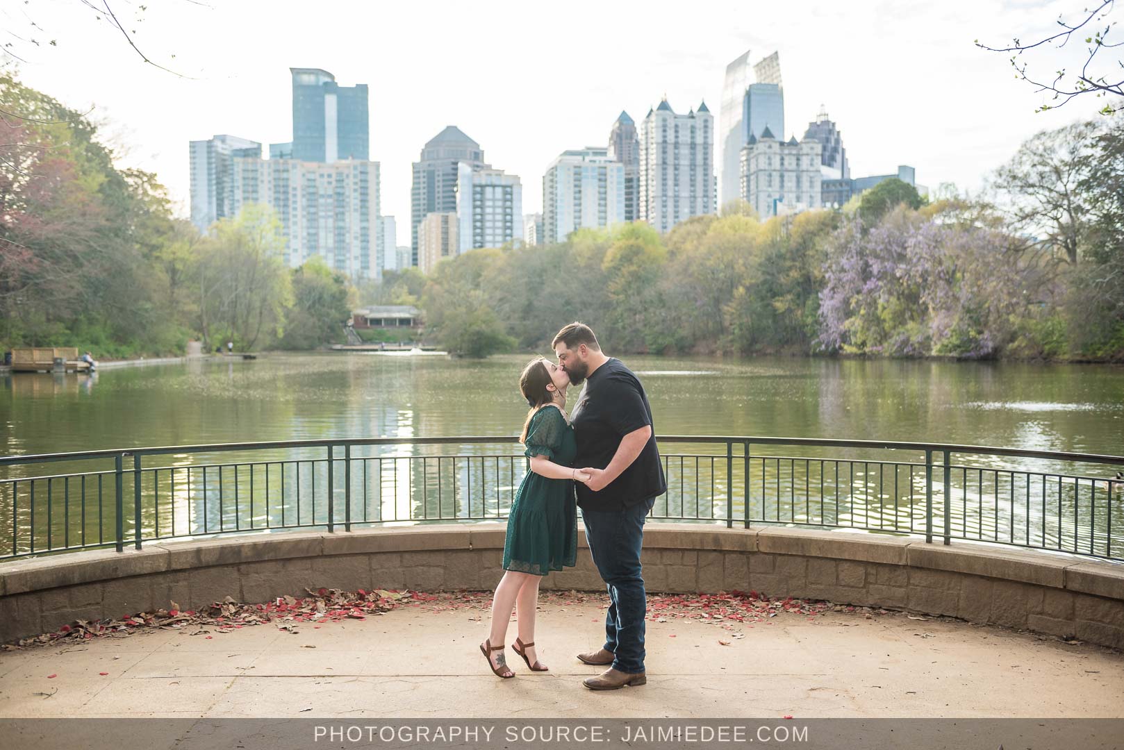 spring engagement photos