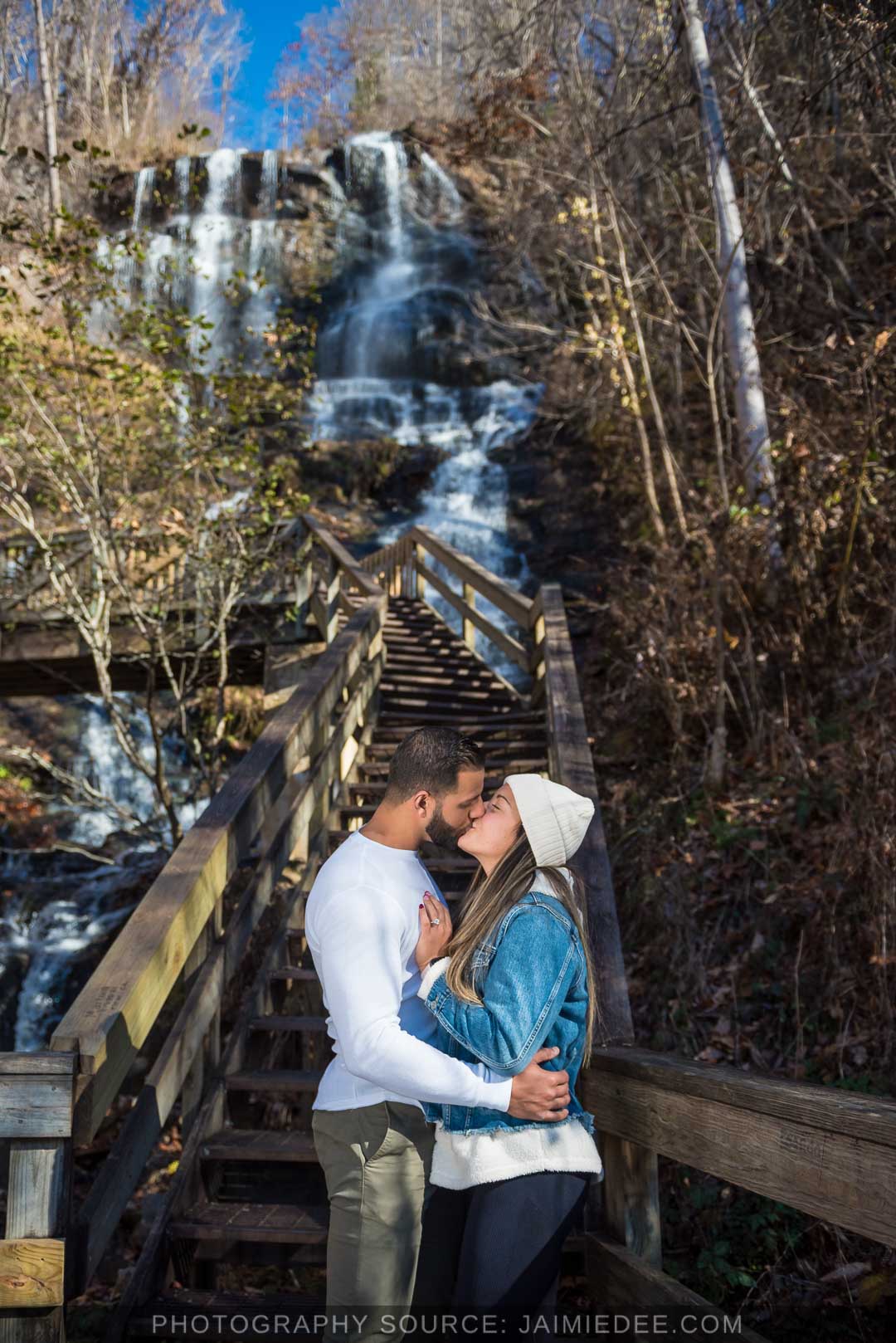 Amicalola Falls Engagement Photos