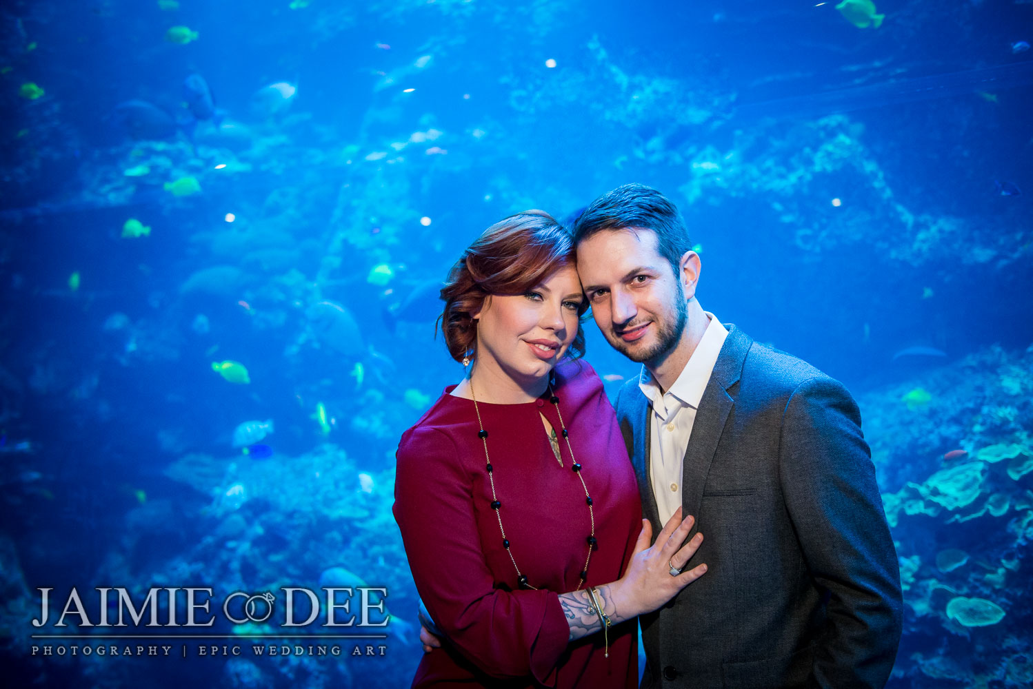 Aquarium Engagement Photos | Atlanta Wedding Photography
