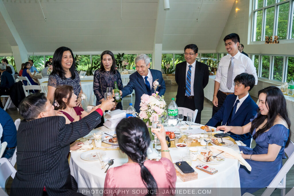 Asian wedding photography reception