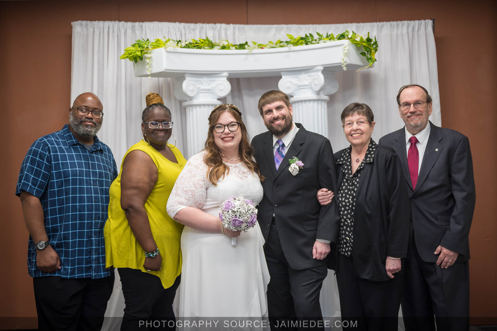 Atlanta City Hall Wedding with guests