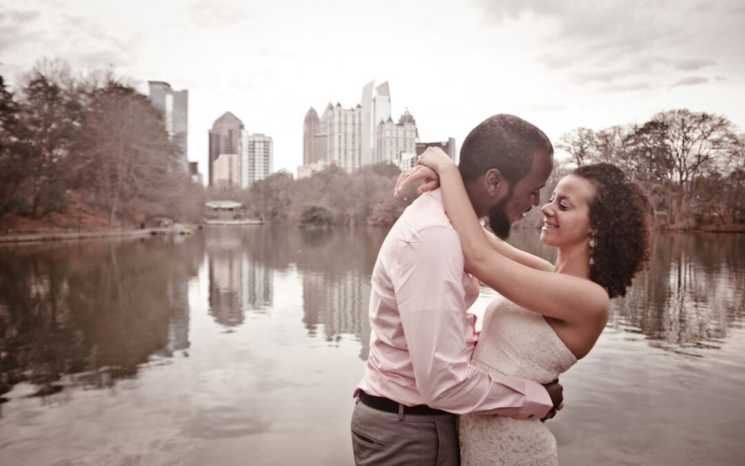 Piedmont Park Engagement Pictures | Atlanta, GA | Mannie & Whitney