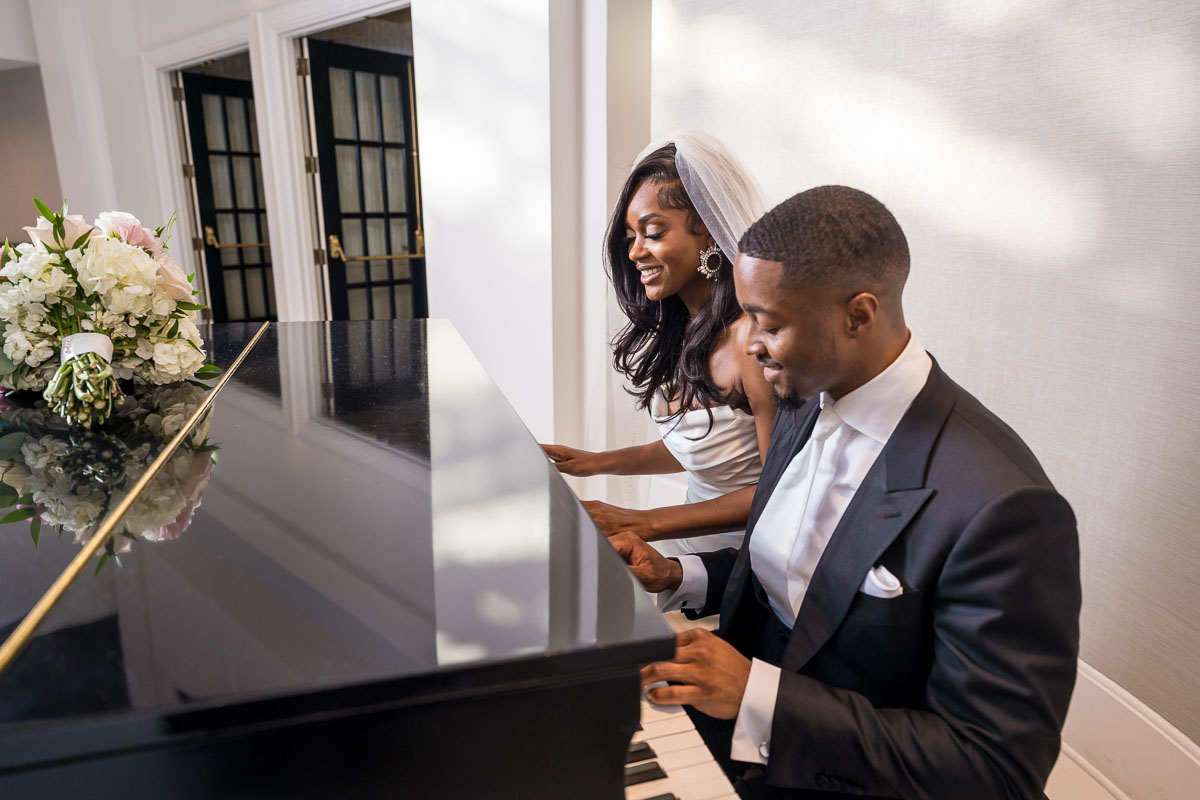 african american couple candid wedding photography