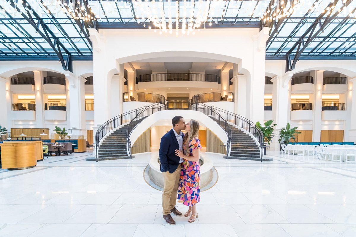 Engagement Proposal photos just outside Versailles Restaurant at Chateau Elan
