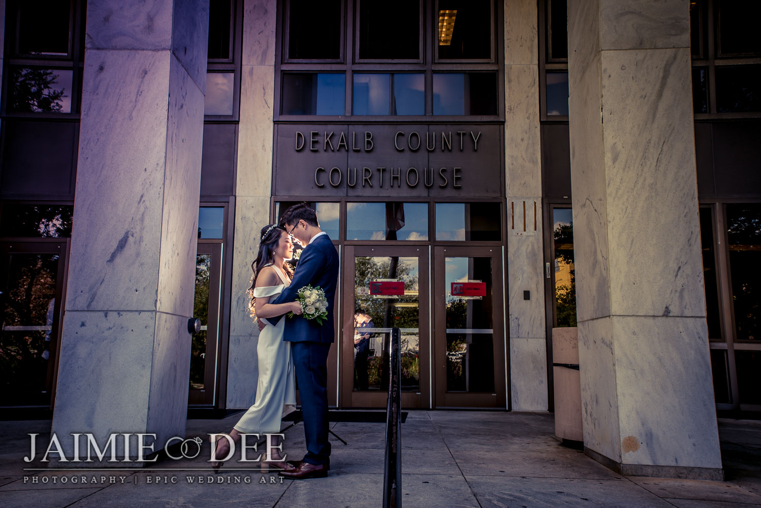Atlanta courthouse wedding