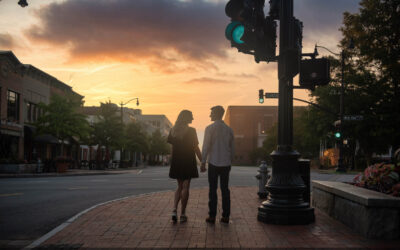 Marietta Square Engagement Photos | Downtown Marietta