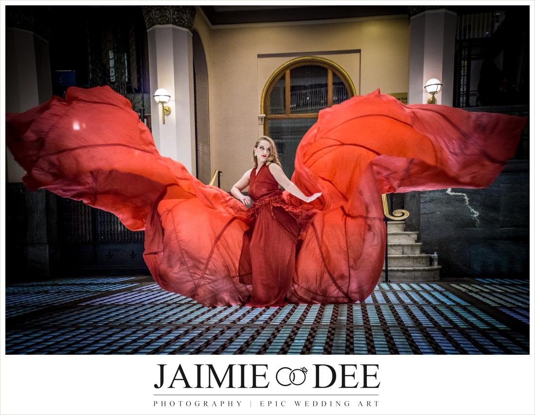 Parachute Dress Photography | St. Louis Wedding Photographers