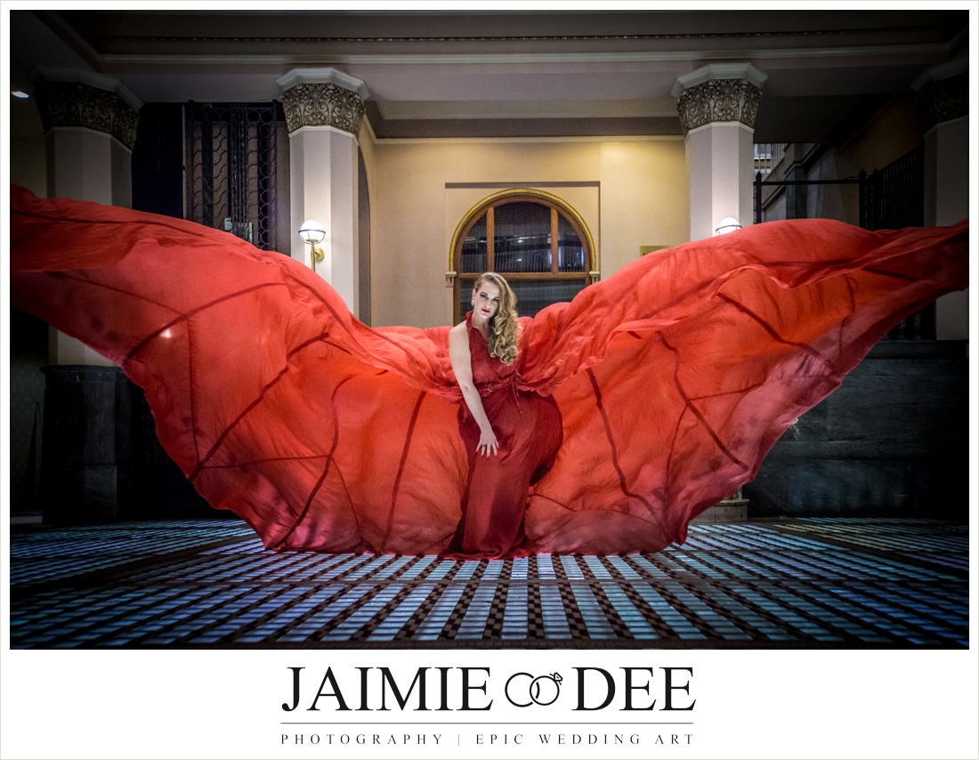 Parachute Dress Photography | St. Louis Wedding Photographers