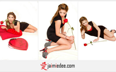 Valentine’s Day Pin-up Girl Photos