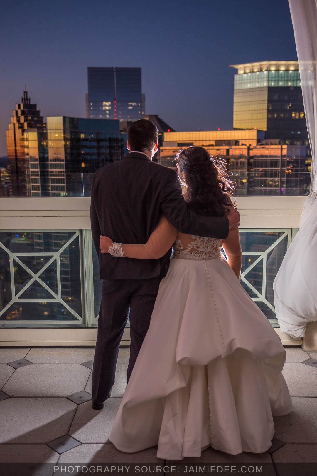 Atlanta Rooftop Weddings at the Peachtree Club