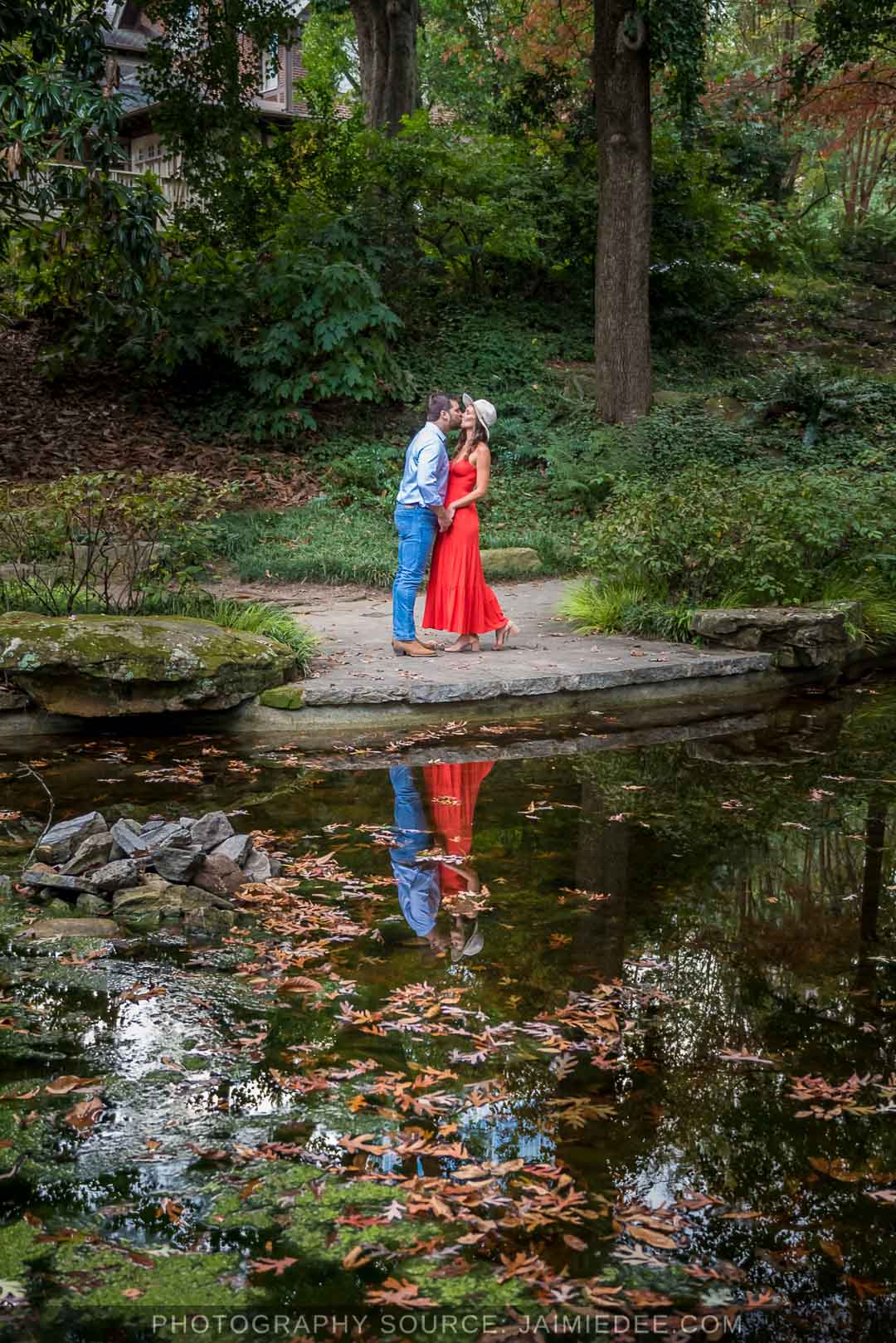 Engagement Photos taken at Winn Park in Atlanta, GA – Fulton County.