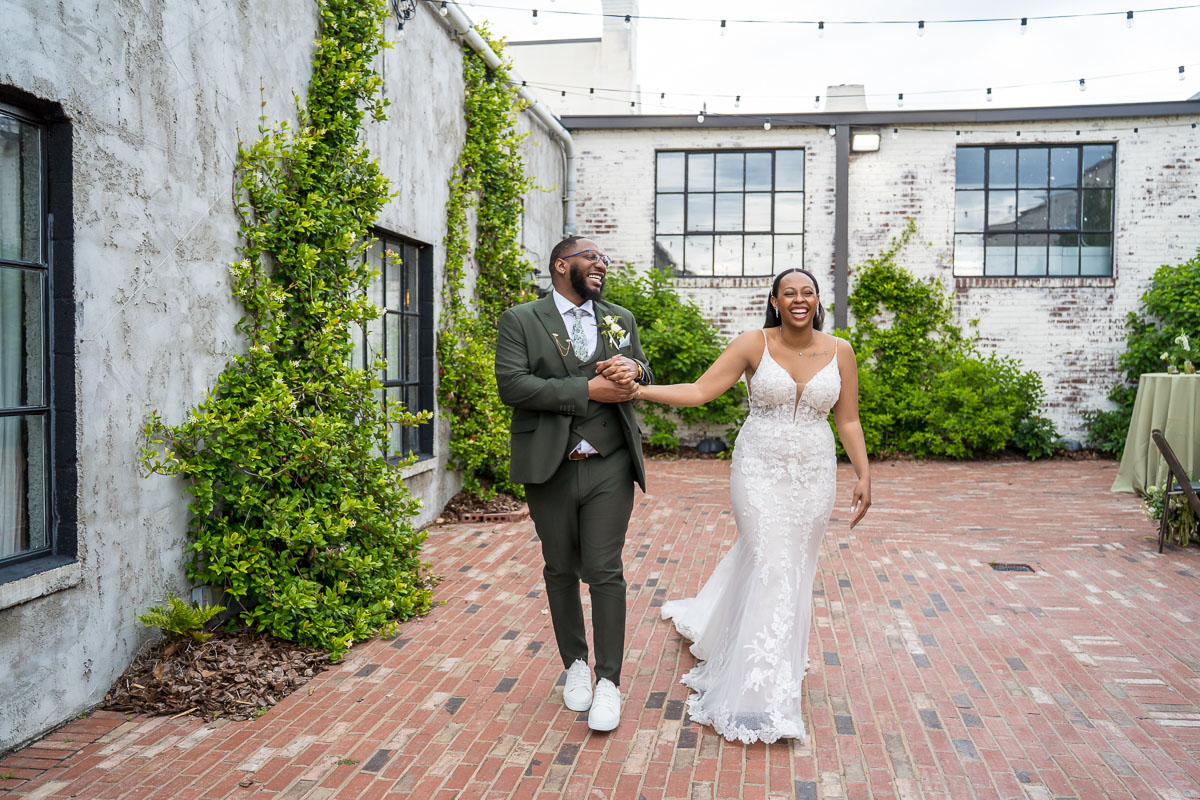 black wedding photography Atlanta with African American bride and groom