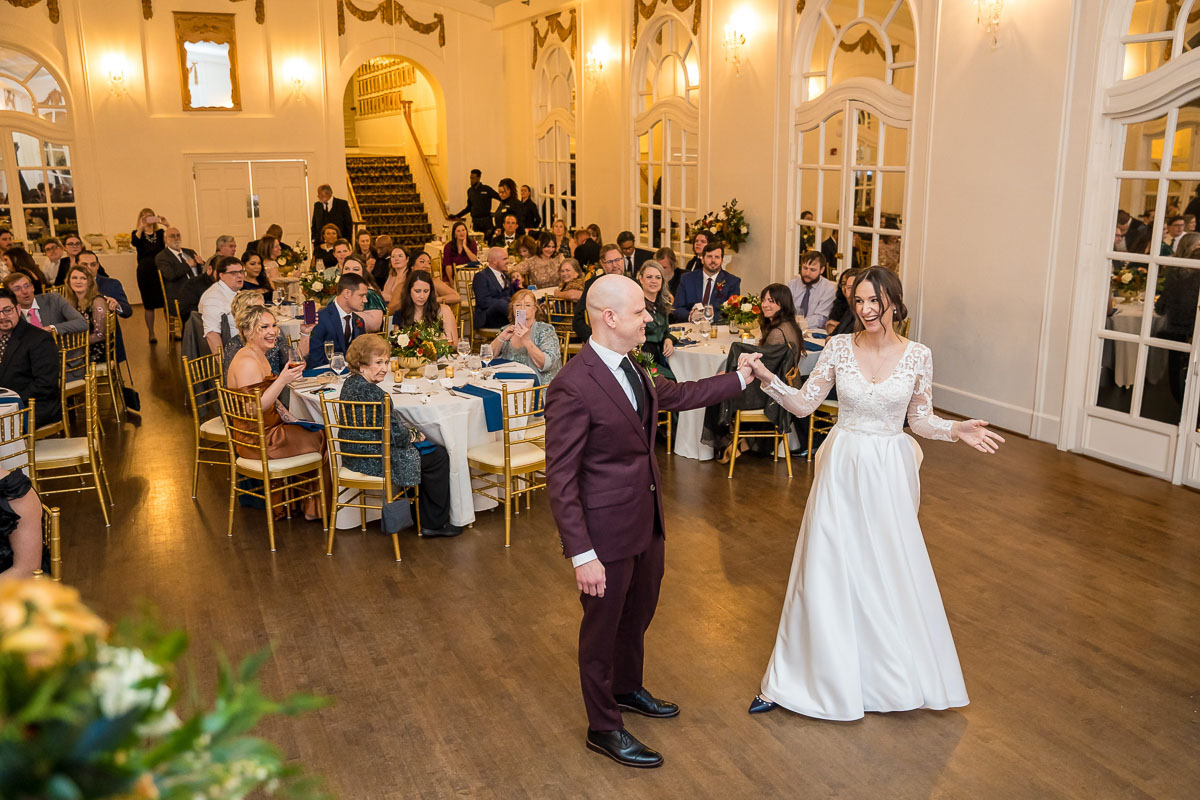 candid wedding photography couple at reception