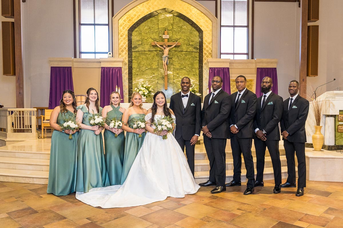Catholic Church of St. Ann in Marietta Wedding