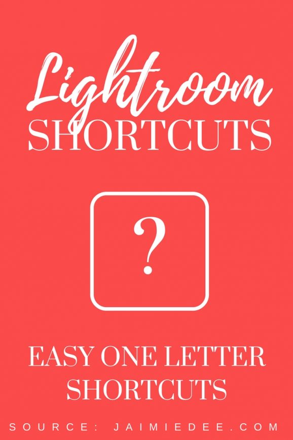 Lightroom Shortcuts