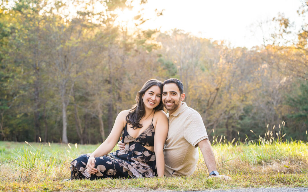 Stunning McDaniel Farm Park Engagement Photos in Duluth GA