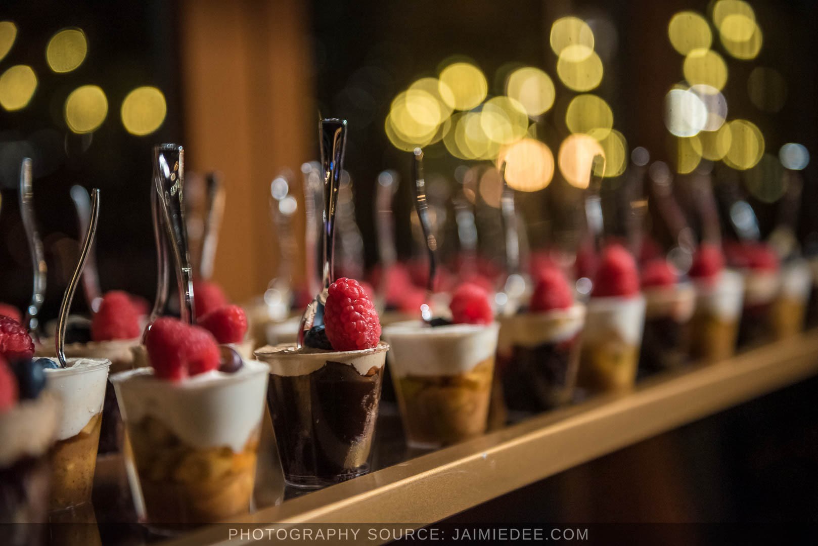 Rocky's Lake Estate Wedding Venue - reception - desserts, fruit cups, pudding, catering