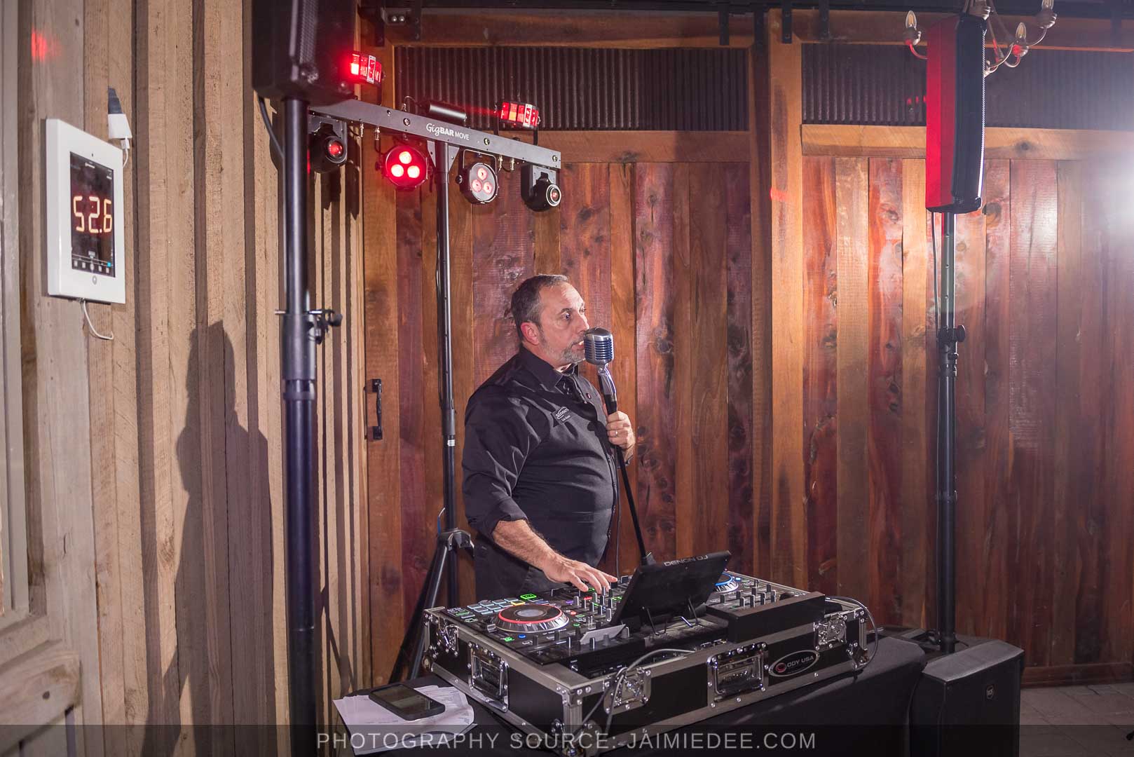 Rocky's Lake Estate Wedding Venue - reception - Lou Guzzo with Spectrum Entertainment - An Atlanta DJ company