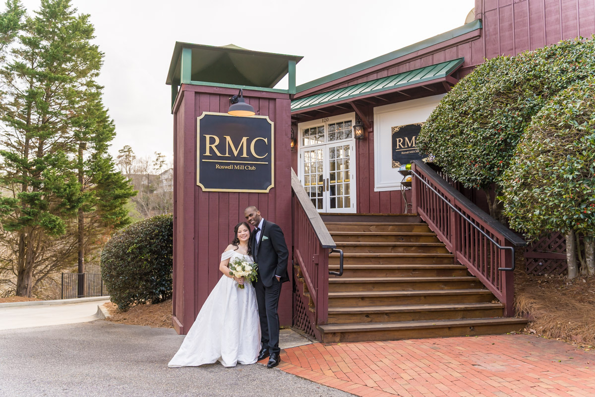 Roswell Mill Club Wedding Photos
