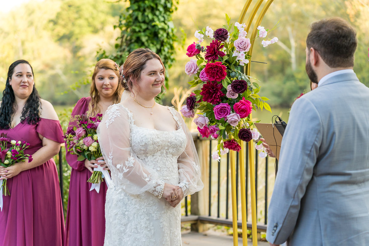 Roswell River Landing Ceremony Photos During Wedding on the River