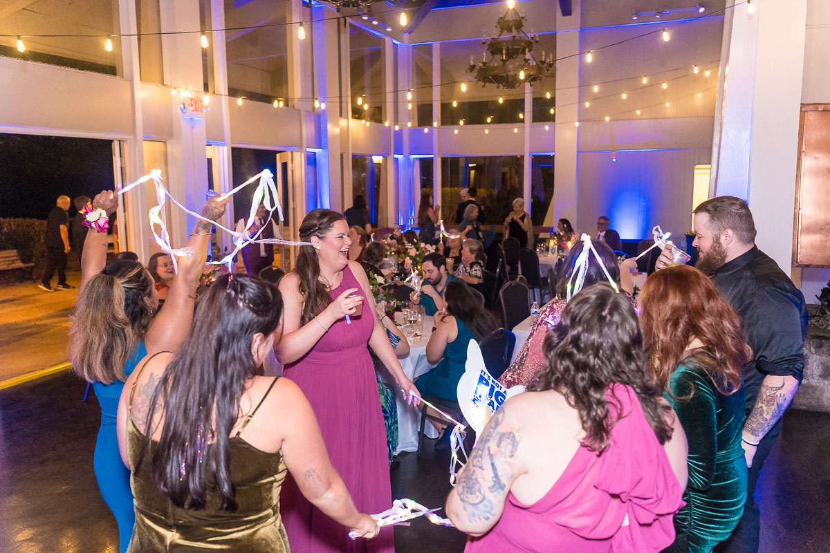 Roswell River Landing Photos of Wedding Reception Lighting at Night