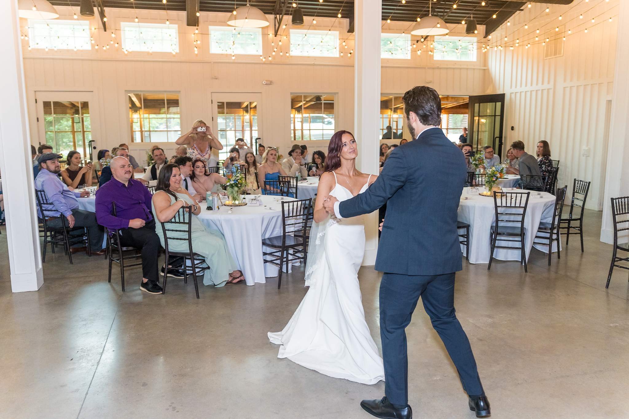 First dance in the Giaquinto Event Center at Shiloh Gardens