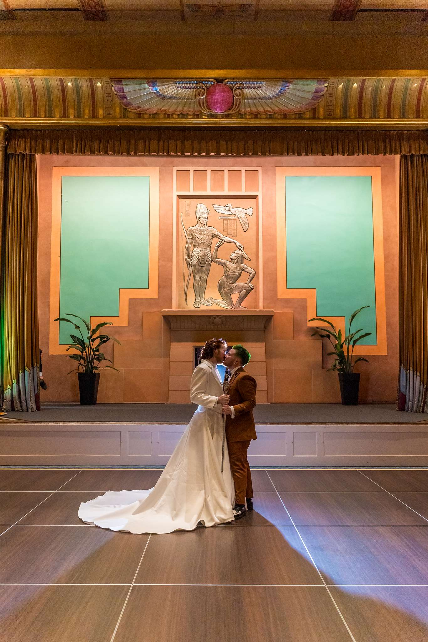 First dance in the Egyptian Ballroom at the Fox Theatre