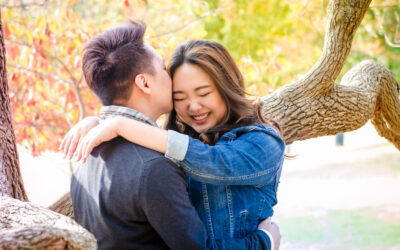 Perfect Fall Day Engagement Photos at Piedmont Park